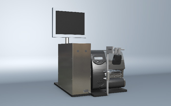 條碼打印機在線打印掃描檢測剝離系統(tǒng)一體機設備